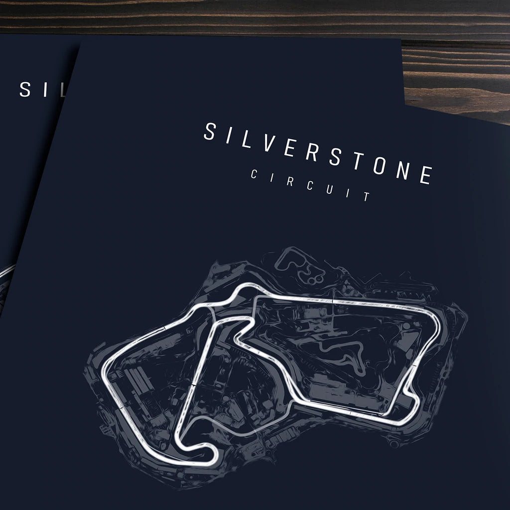 Formula Grand Prix Silverstone Race Track Poster  